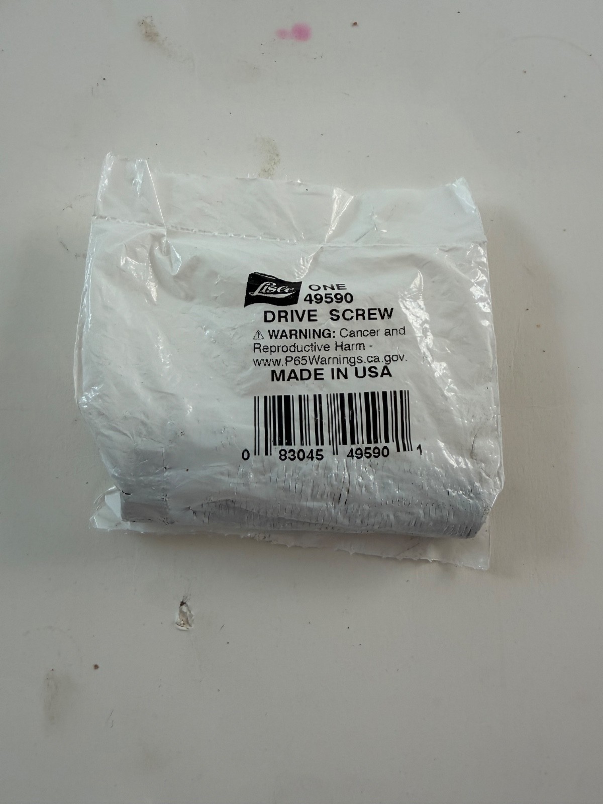 Lisle 49590 Drive Screw, Steel, Replacement Insert, Fits 49500 Harmonic