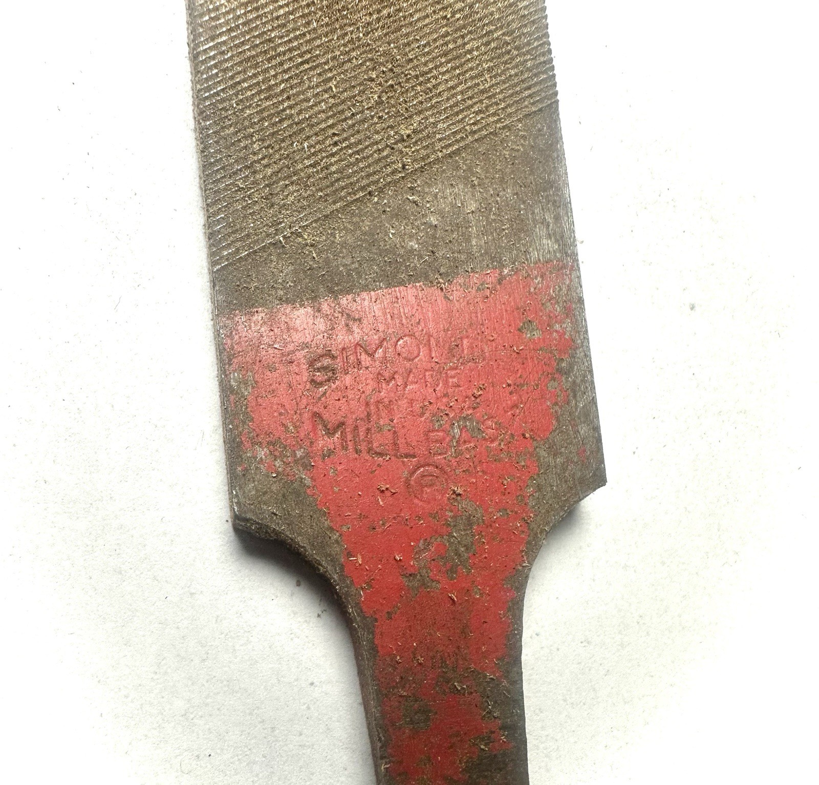 Vintage Simonds 12” Flat Mill Bastard File Tool Woodworking Made In USA