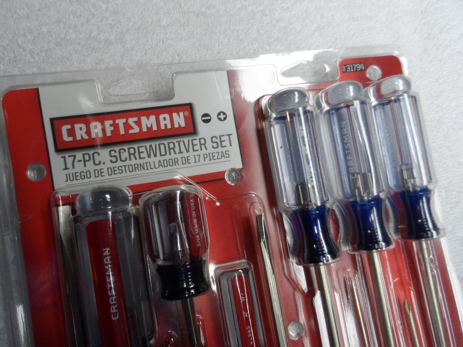 Craftsman Phillips Slotted Screwdriver Set, NOS USA (17 pcs) – Part # 31794