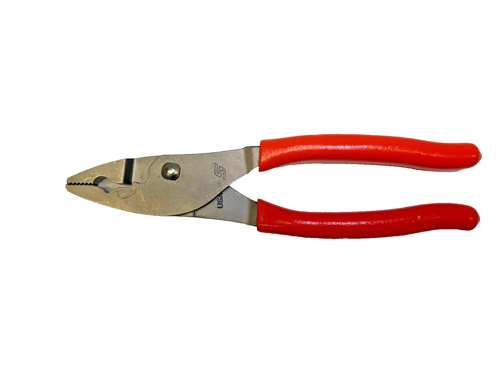 Snap-on Tools ORANGE 8″ Talon Soft Grip FlankJaw Slip-Joint Pliers HJ47ACFO NEW