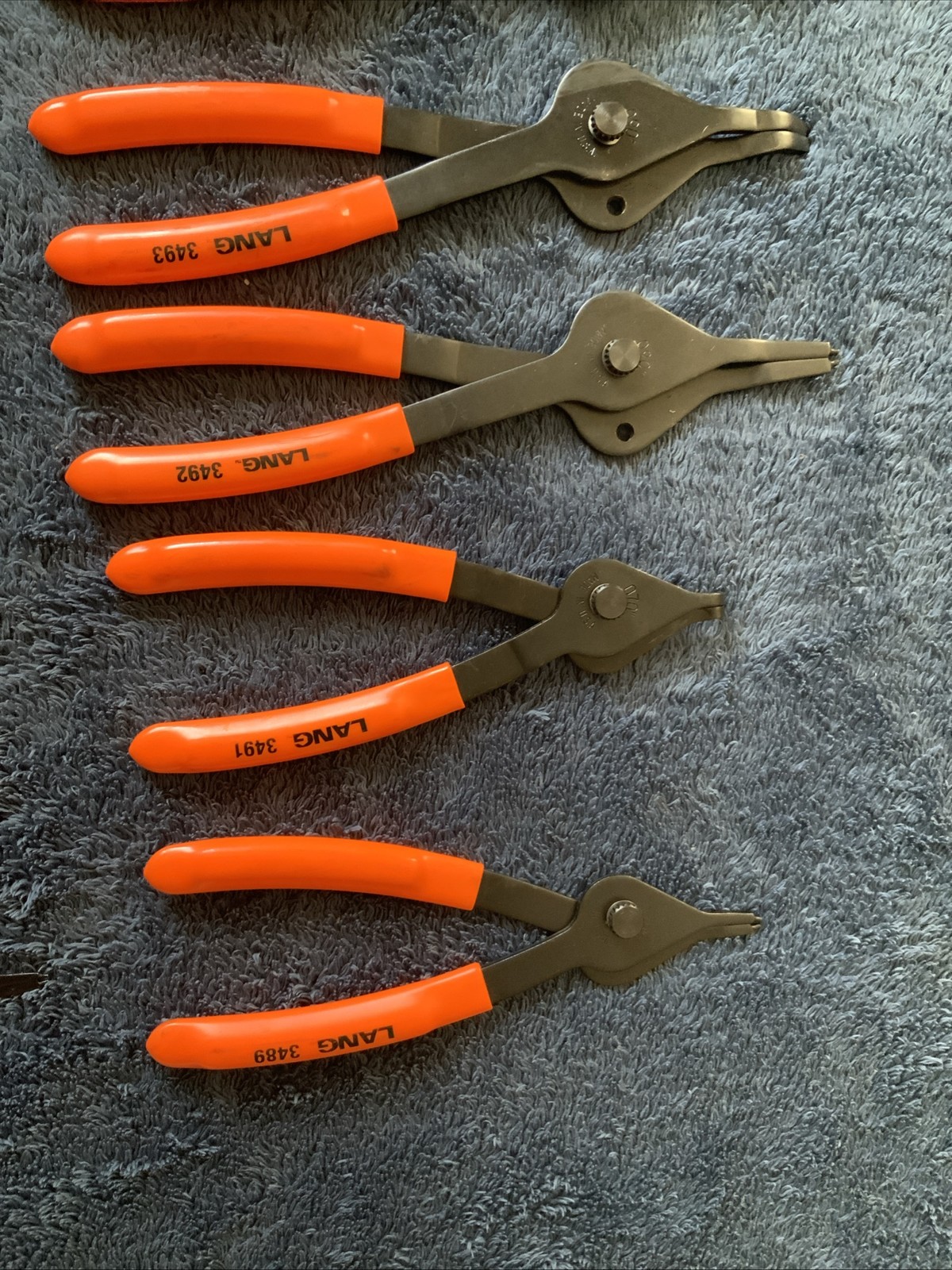 Lang Snap Ring Pliers Set, Orange, 11pc….