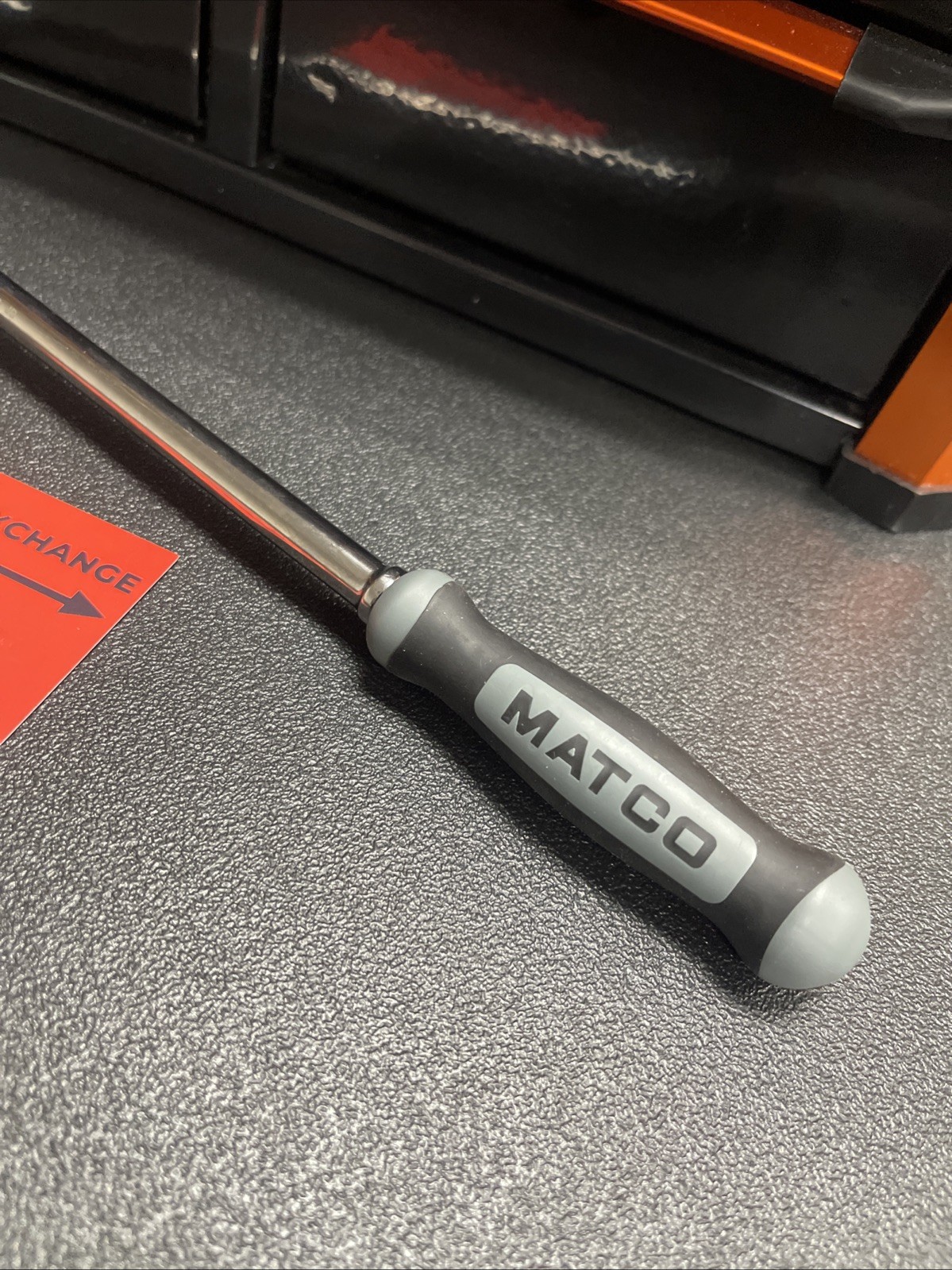 NEW! Matco 1/4″ DRIVE 13-3/4″ 88 TOOTH FLEX RATCHET ERGO HANDLE GRAY AFR128LFSG