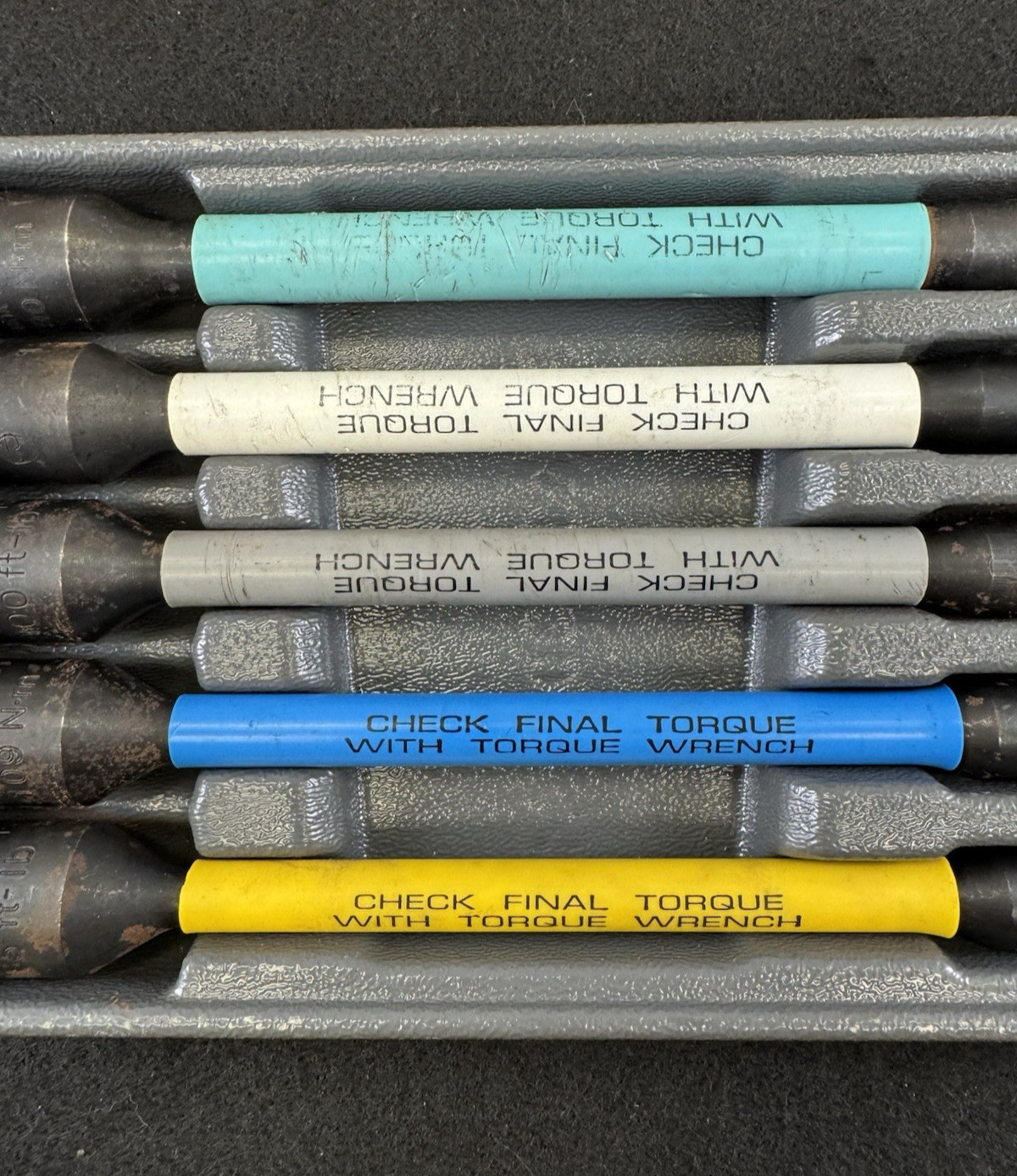 Snap-On 305TSKTA 5 pc Torque Limiting Color Coded Extension Set