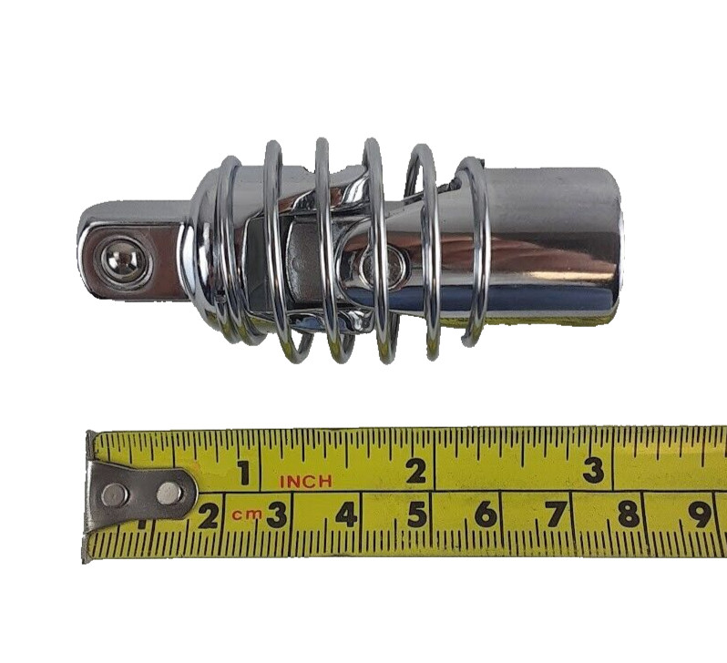 New 1/2″DR. Spring Loaded Swivel Universal Joint Wobble Socket 3″ Length 1/2″ DR
