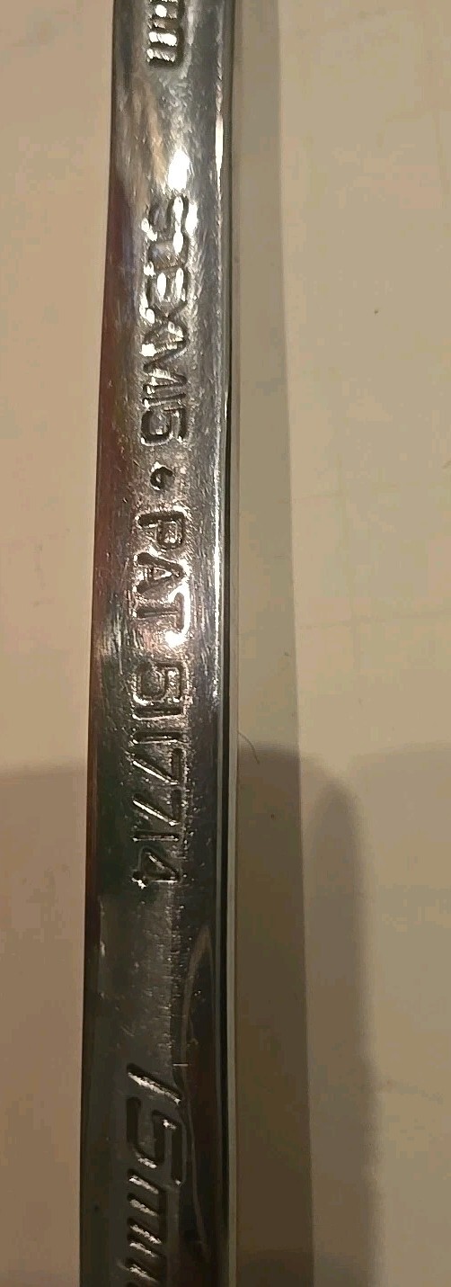 Snap On SOEXM15 metric 15 mm millimeter combination wrench