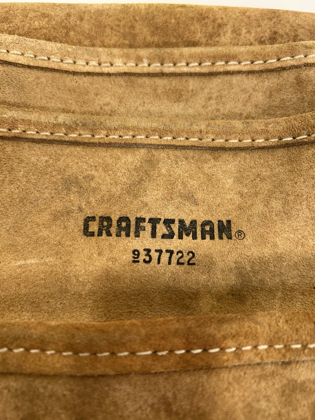 Craftsman 37722, 6 Pocket Extra-Large Leather Nail /Tool Bag, Pouch