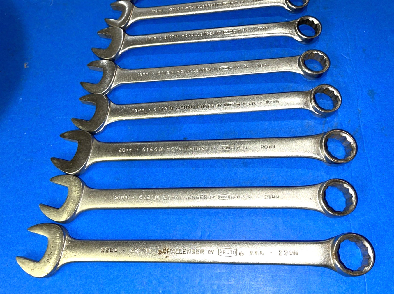 CHALLENGER BY PROTO TOOLS 13 PIECE METRIC COMBINATION WRENCH SET 12 POINT