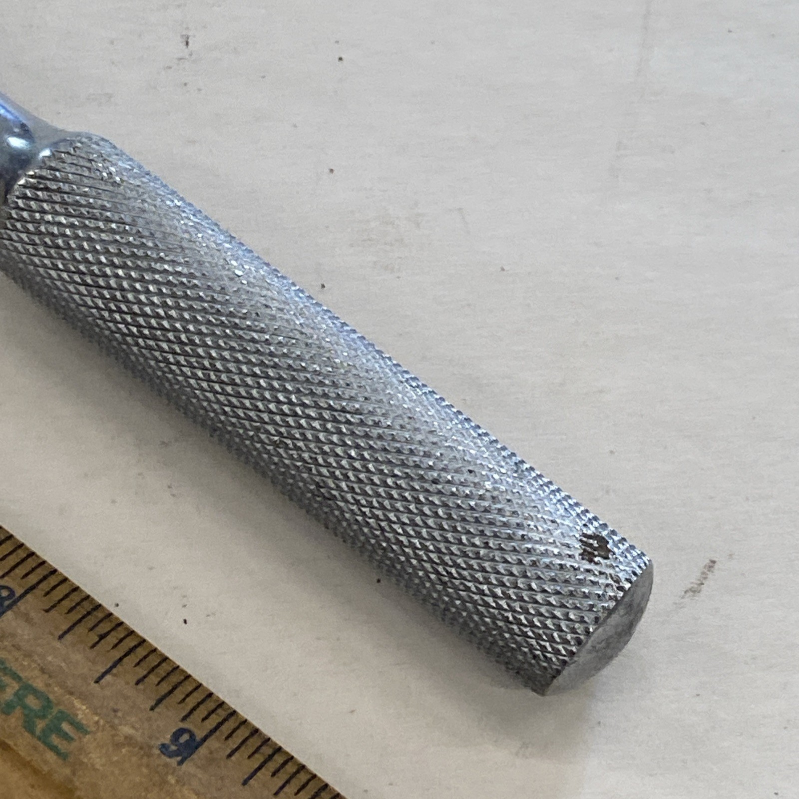 S-K SK USA 42470, 1/2″ Drive 10″ Ratchet, Knurled Handle, Inscribed READ, M0629