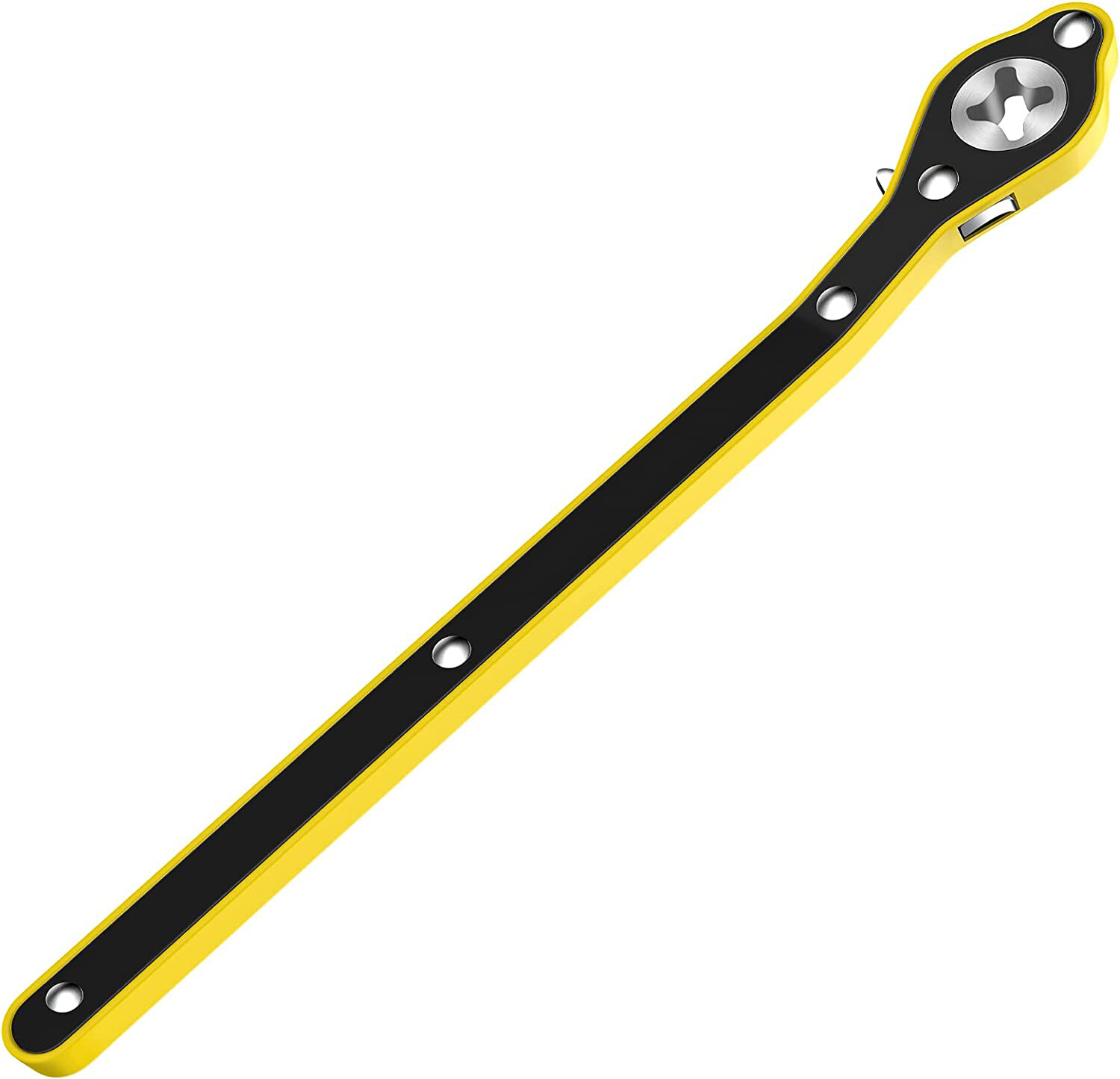 Car Scissor Jack Ratchet Wrench Garage Tire Wheel Lug Handle Tool Labor-saving