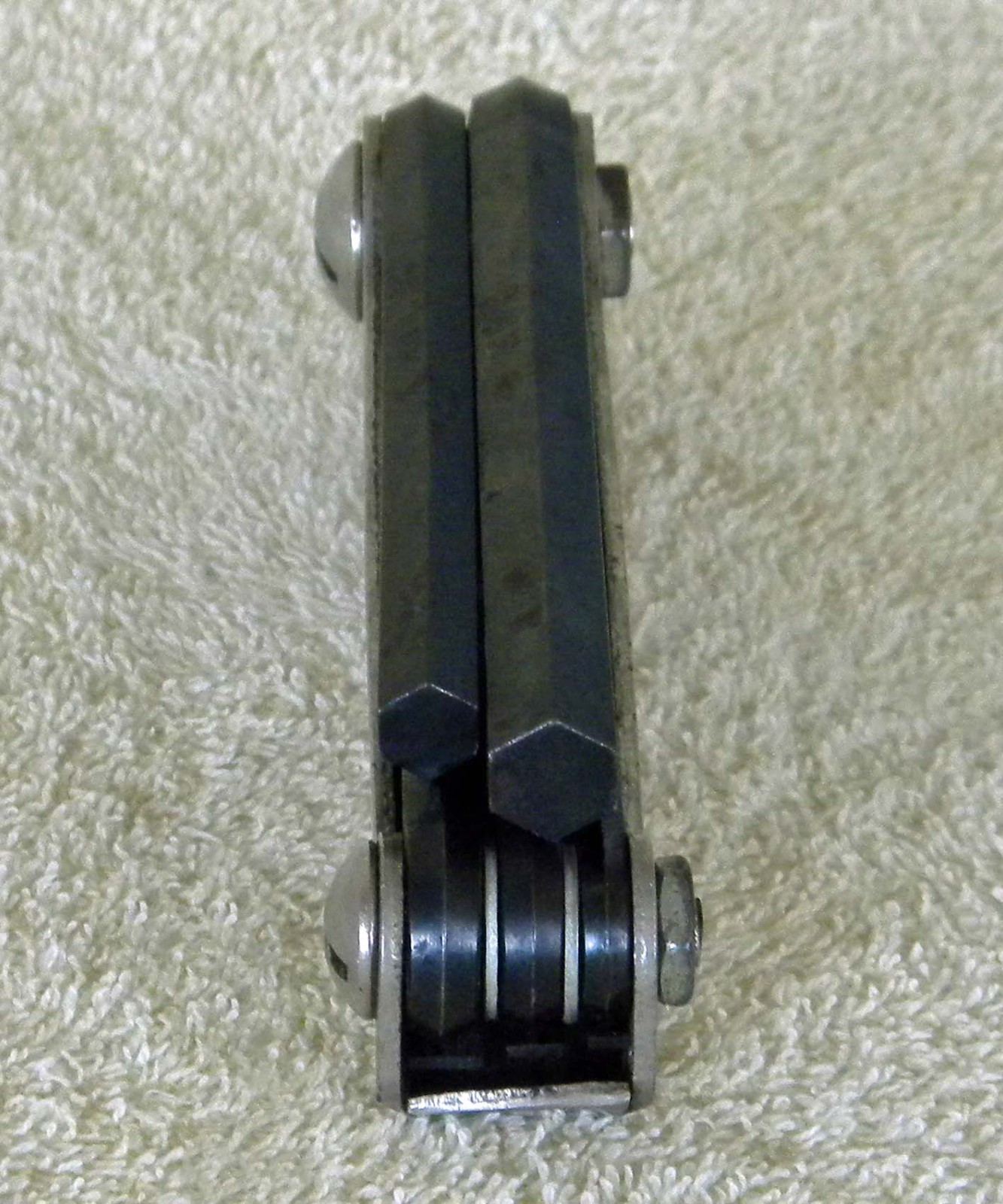 Vtg Snap-On Kenosha #AWM5K 5PC Folding Metric Hex Allen Wrench Set 4MM-10MM