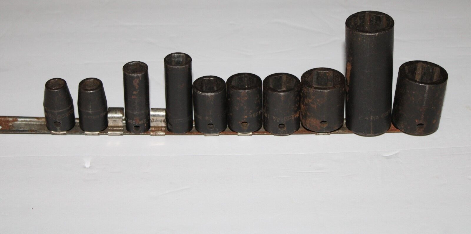 SNAP ON 10-Piece Mixed 1/2″-Drive SAE Hex Bit Socket Base Set USA