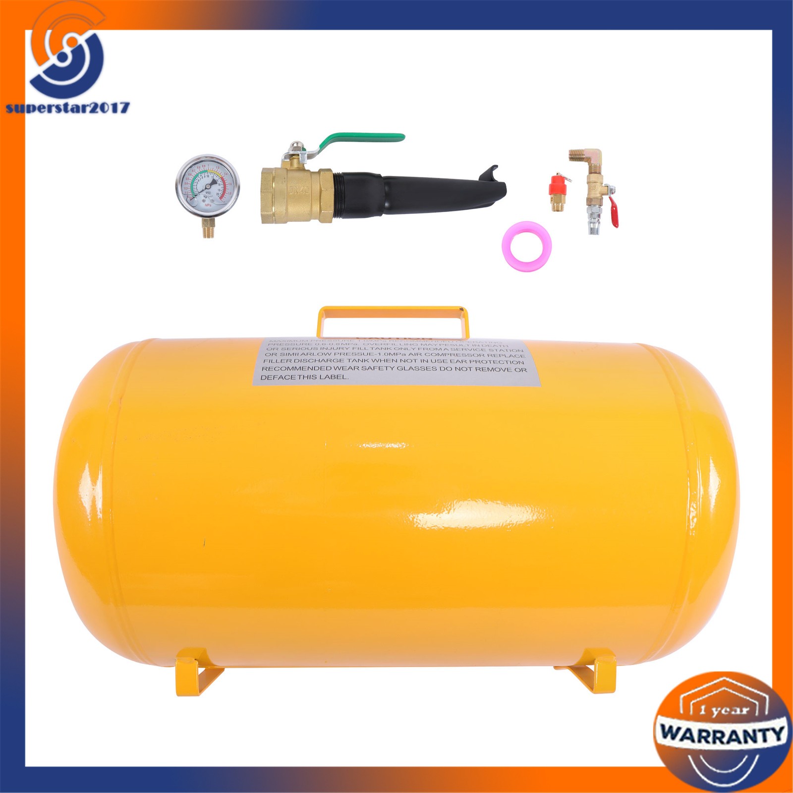 10 Gallon Air Tire Bead Seater 145PSI Blaster Tool Seating Inflator Truck ATV