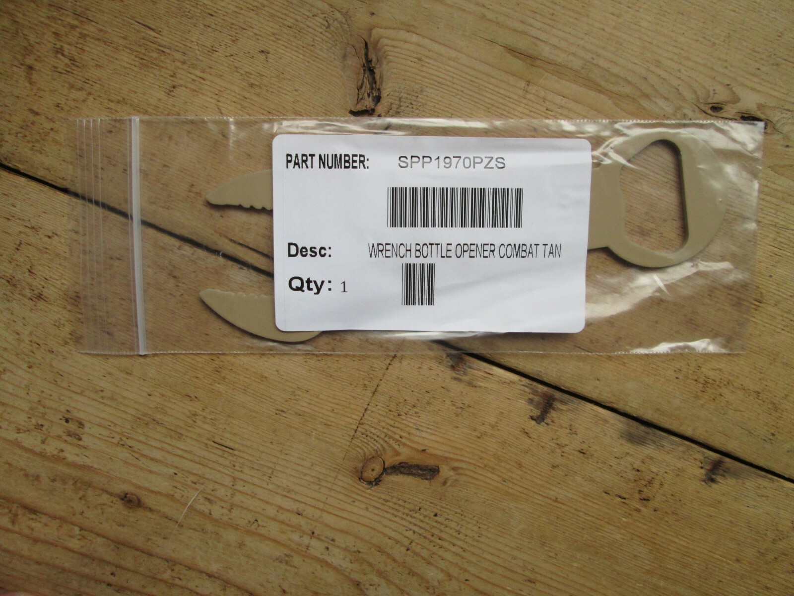 SNAP ON BOTTLE OPENER WRENCH IN COMBAT TAN NEW STOCK