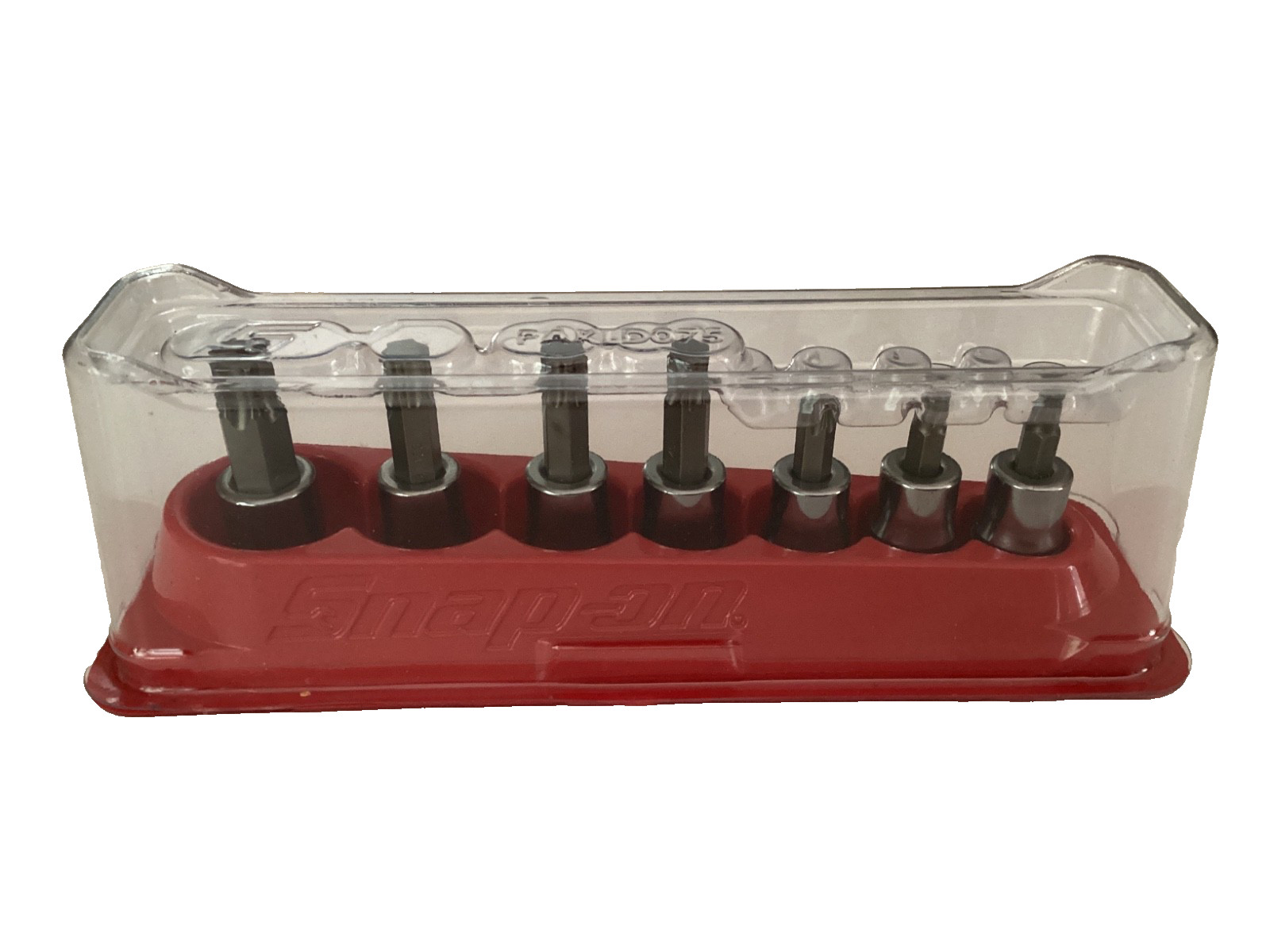 Snap On NEW 7 Piece 3/8” Drive Torx Bit Socket Set With Magnetic Tray 207EFTXY