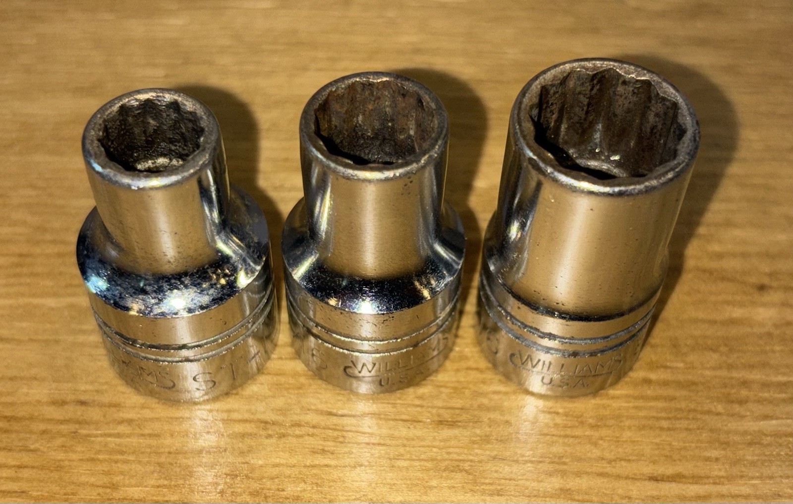 Vintage J.H.Williams & Co • S-52 Superatchet • 1/2″ Drive w/ 3 Sockets • USA