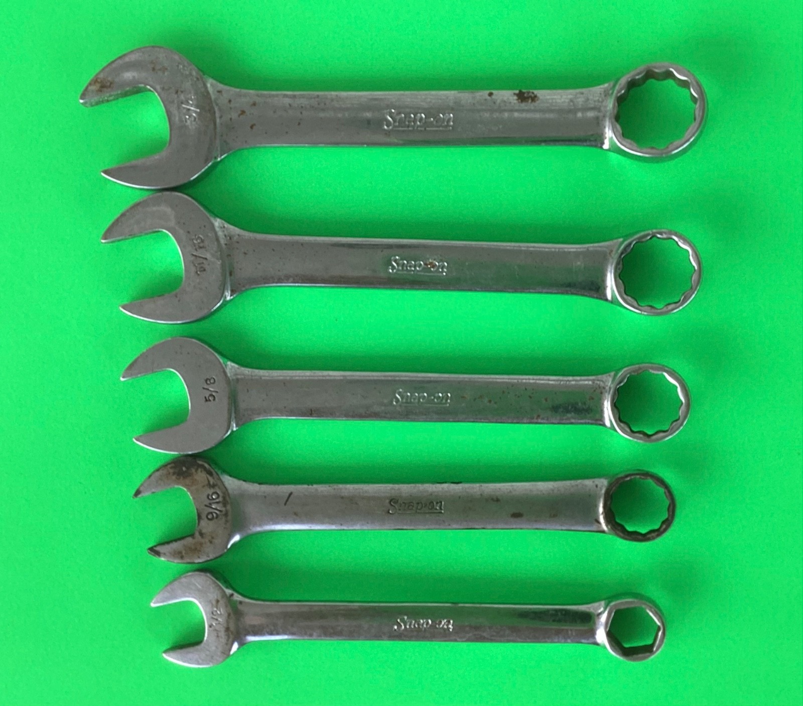 Set Of 5 Snap On wrenches OXA160, OEX180, OEX200, OEX220, OEX240