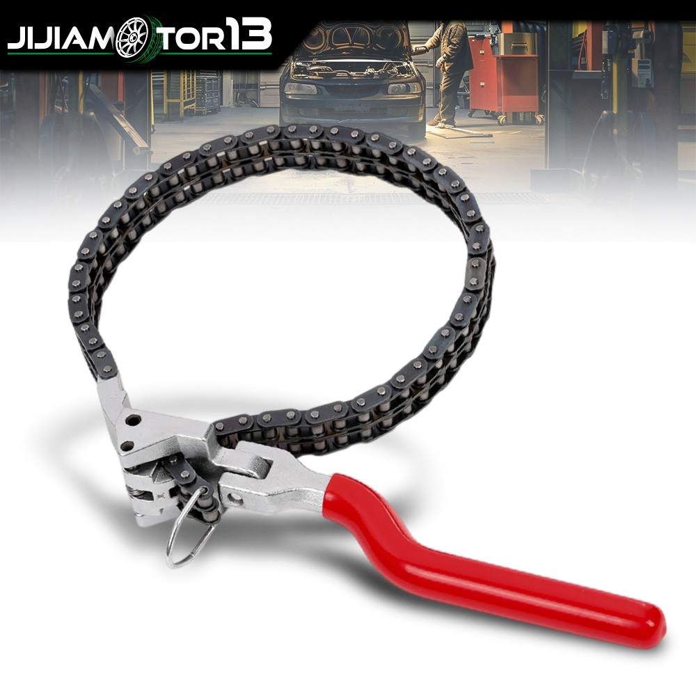 Heavy-Duty Ratcheting Chain Wrench Oil Filter Change Pipe Fittings 60-160mm