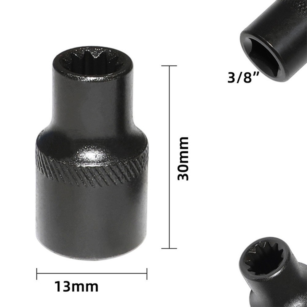11pt Truck Caliper Socket Sleeve for Removing Brake Pad Mounting Screws