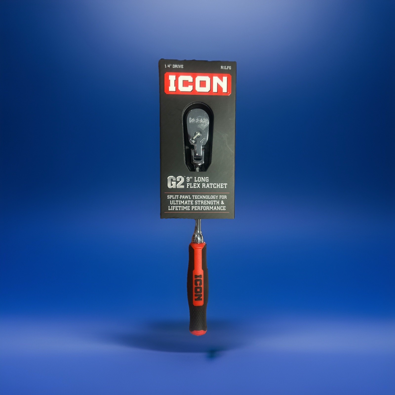 ICON R1LKG G2 9″ LONG LOCKING FLEX RATCHET 1/4 INCH DRIVE