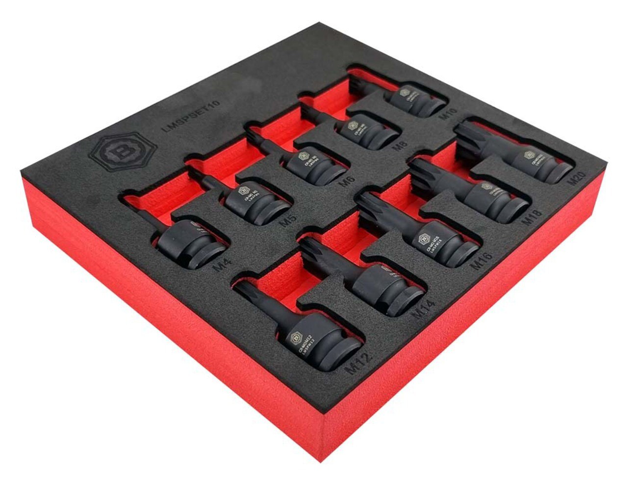 SPLINE XZN IMPACT DRIVER SET 10PC, 1/2″ DRIVE FROM BRITOOL HALLMARK