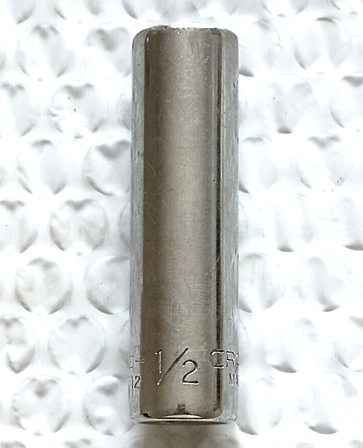 CRAFTSMAN TOOLS USA EE43312, 3/8″ DRIVE, 1/2″ SOCKET, 2.5″ DEEP/HIGH, 12 POINT.