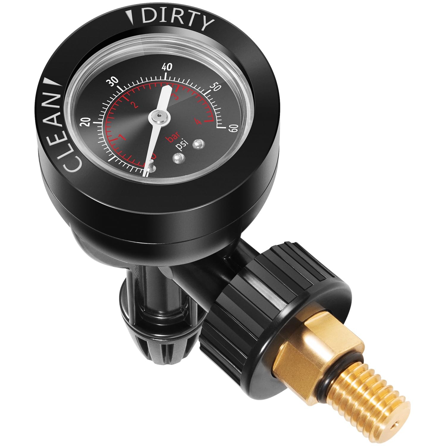 R0357200 Brass Air Relief Valve w Pressure Gauge For Zodiac Jandy CV DEV DEL JS