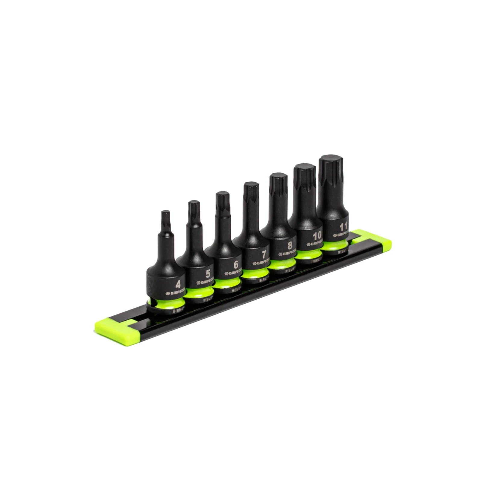 Gripedge RPT Impact Hex Driver Set – 7-Pc 3/8’’ Drive Short Metric | IHBM7S