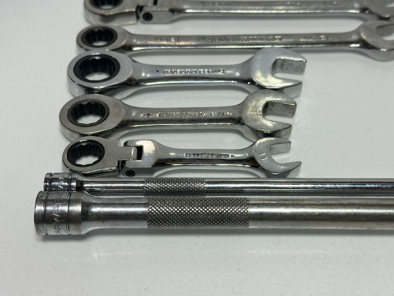 GearWrench Tools 20pc Wrench Socket Extension Mixed lot, Metric SAE, Flex, Torx+