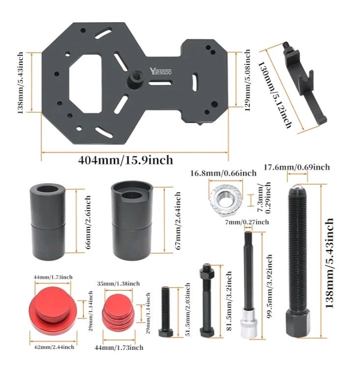 Double Clutch Dry DPS6 Transmission Installer/ Remover Tool For Ford Volvo Focus