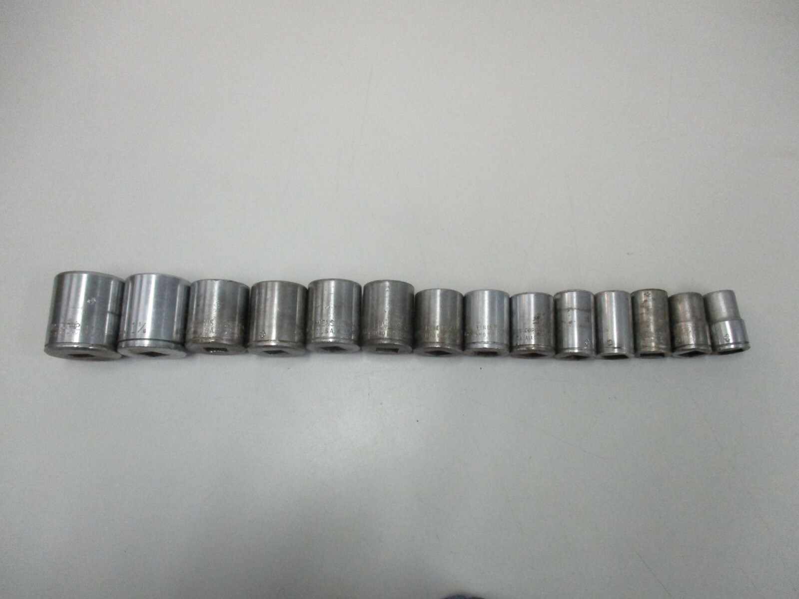 Penens Corp. 13 Pc 1/2 Drive 12 Point SAE Socket Set