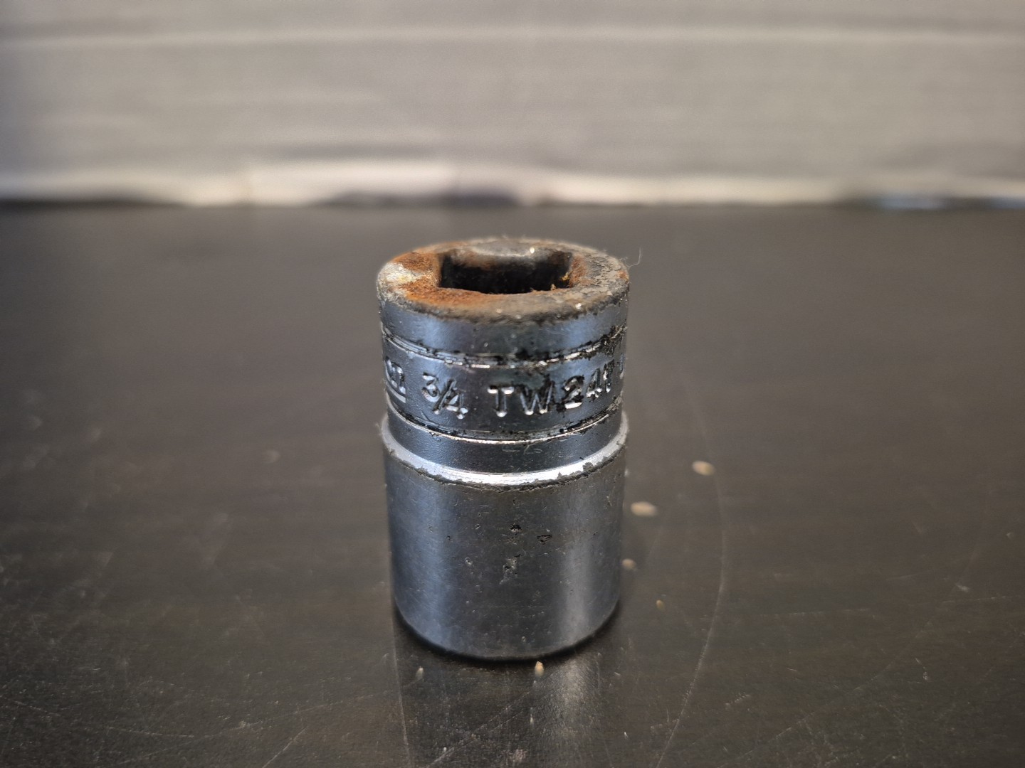 Snap on Tool TW241 3/4″ SAE Flank Drive Shallow Socket 1/2″ Drive 6 Point USA