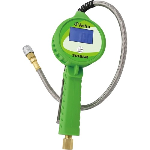 Astro Pneumatic 3018GR Digital Tire Inflator with Stainless Steel Hose, Large