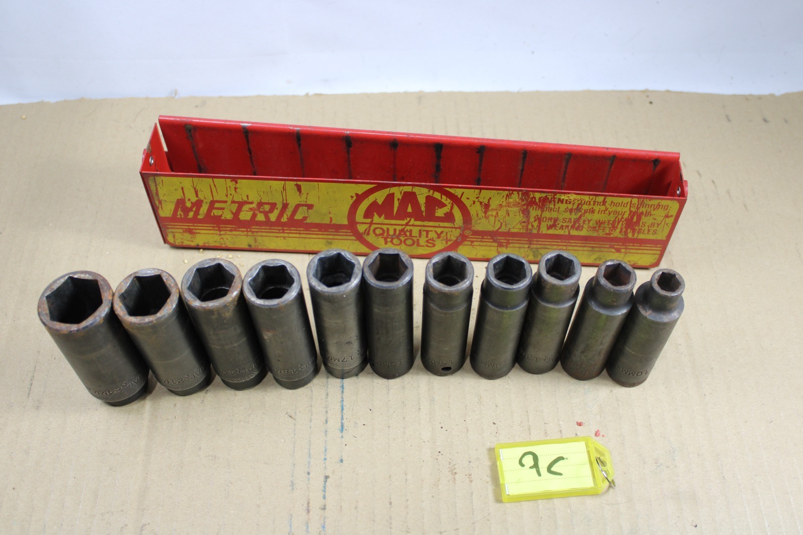Mac Tools VDP6 1/2″ Drive Metric 6-Point Deep Impact Socket Set 10-24mm