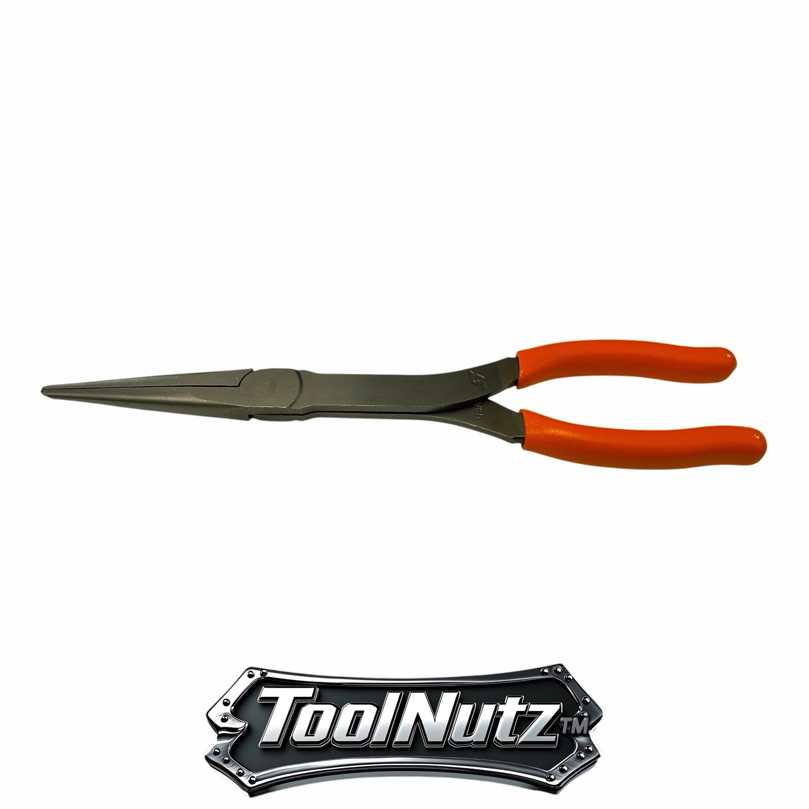 Snap-on Tools NEW 911ACFO 11″in. ORANGE Soft Grip Rounded Jaw Needle Nose Pliers