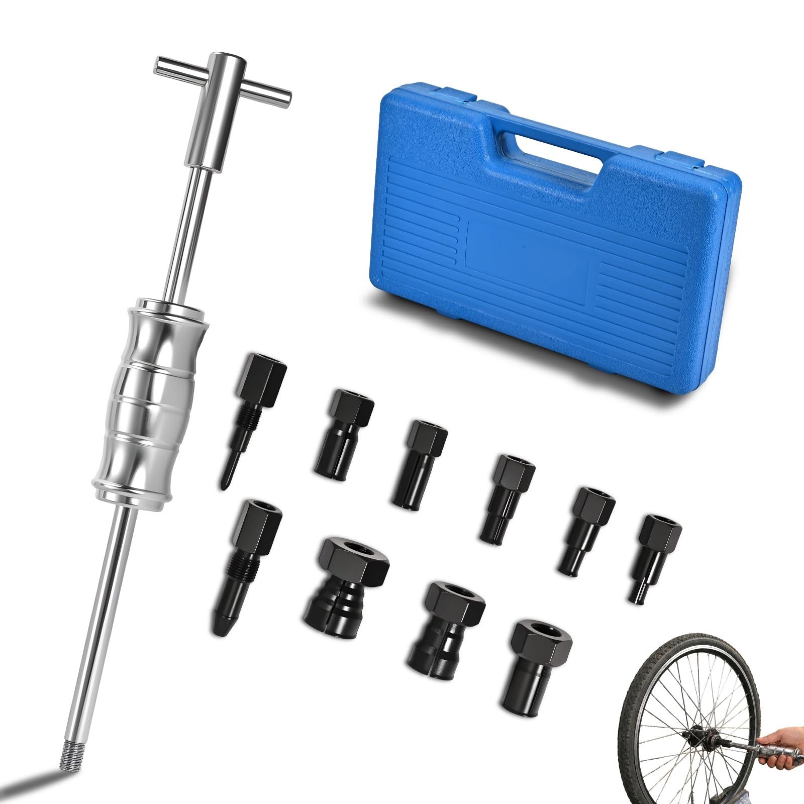 AIUWIZO 12pcs Blind Hole Bearing Puller Set, Slide Hammer Set…