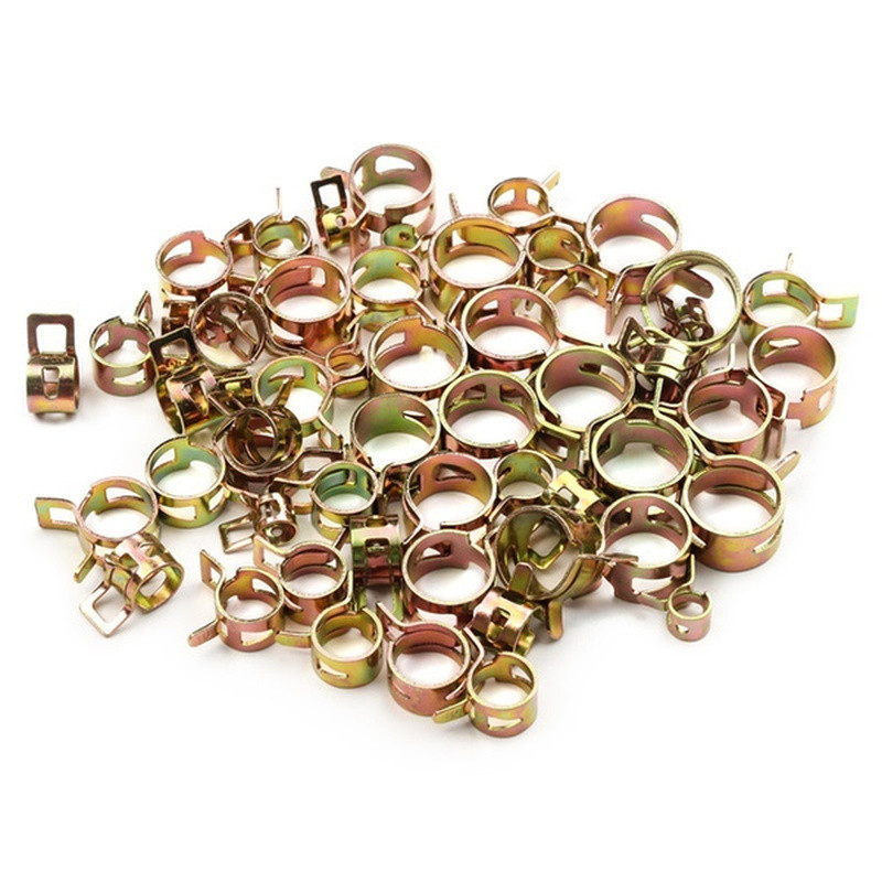 165/50pcs Spring Hose Clamps/Plier Set Fuel Line Water Pipe Tube Clips Fasteners