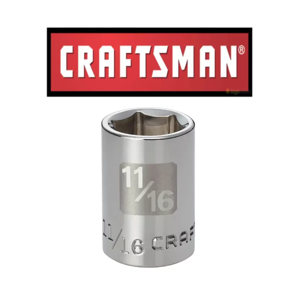 Craftsman Easy Read – 3/8″ or 1/2″ Drive SAE Star 8-Point Socket – STD New