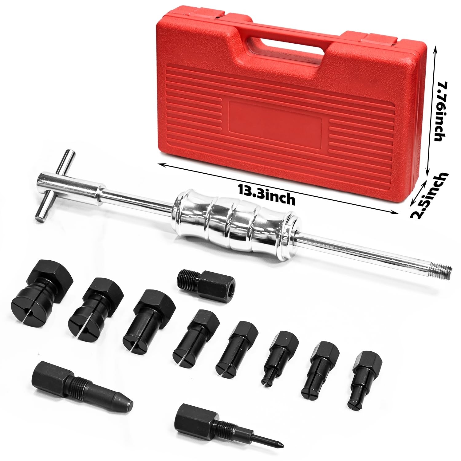 Extractor Balero Rodamiento Interno Ciego Martillo Deslizante Kit 8-32mm 13PCS