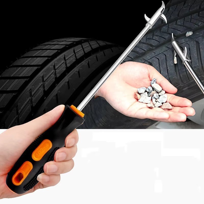1PC Car Tire Cleaning Hook – Stone Remover Gap Tool Auto Wheel Repair Pick – NEW