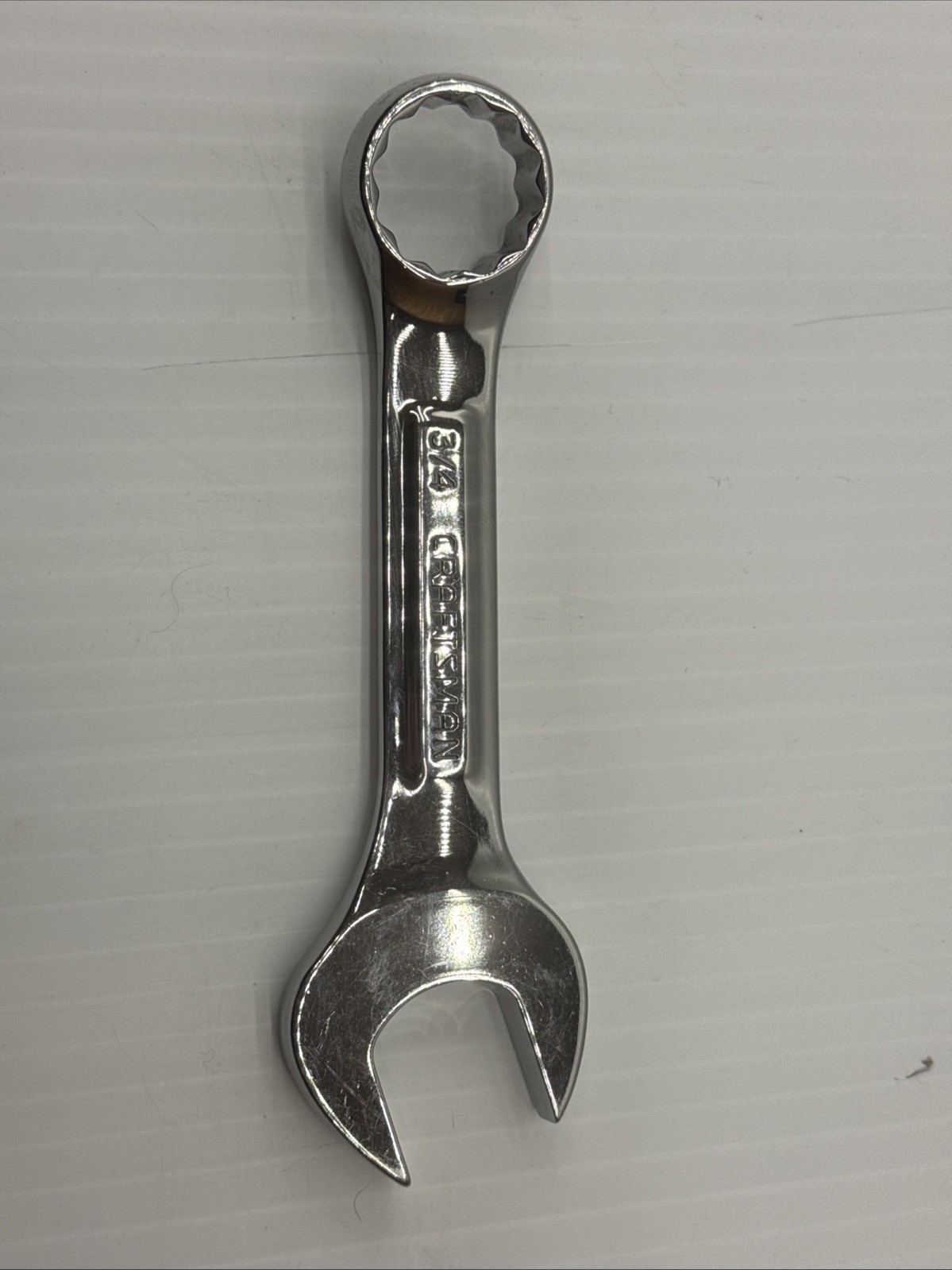 CRAFTSMAN TOOLS 3/4” Short SAE Combination Wrench 12pt -VV- 44109 USA