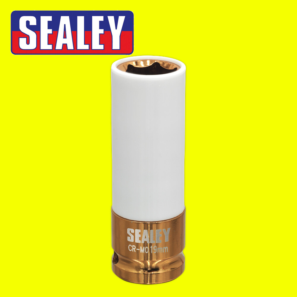Sealey SX03019 Alloy Wheel Chrome Molybdenum Impact Socket 19mm 1/2″Sq Drive