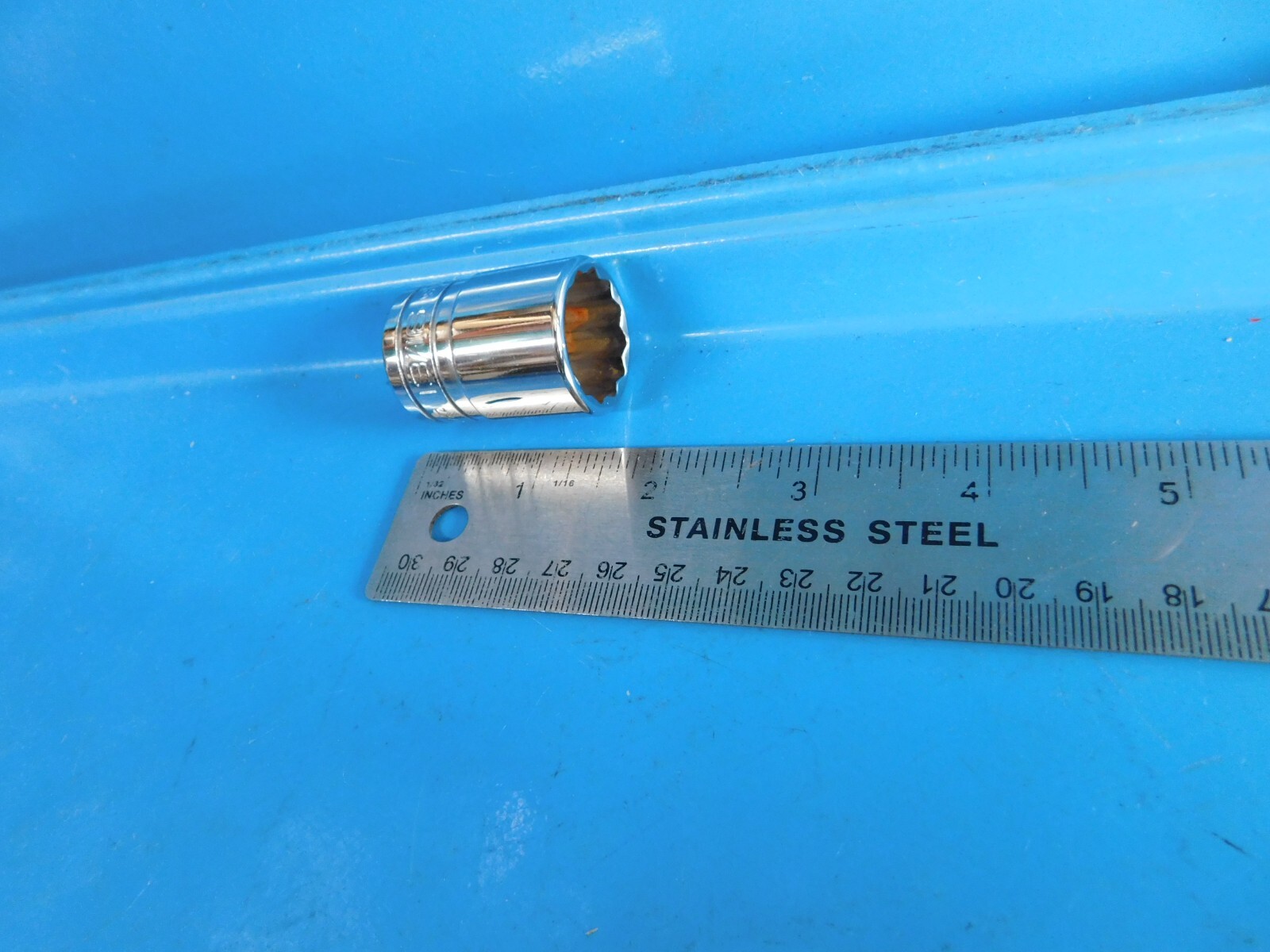 USED, SNAP ON TOOLS «13/16 IN.» 1/2 IN. DR.SHORT 12 PT. SOCKET, PART #SW261