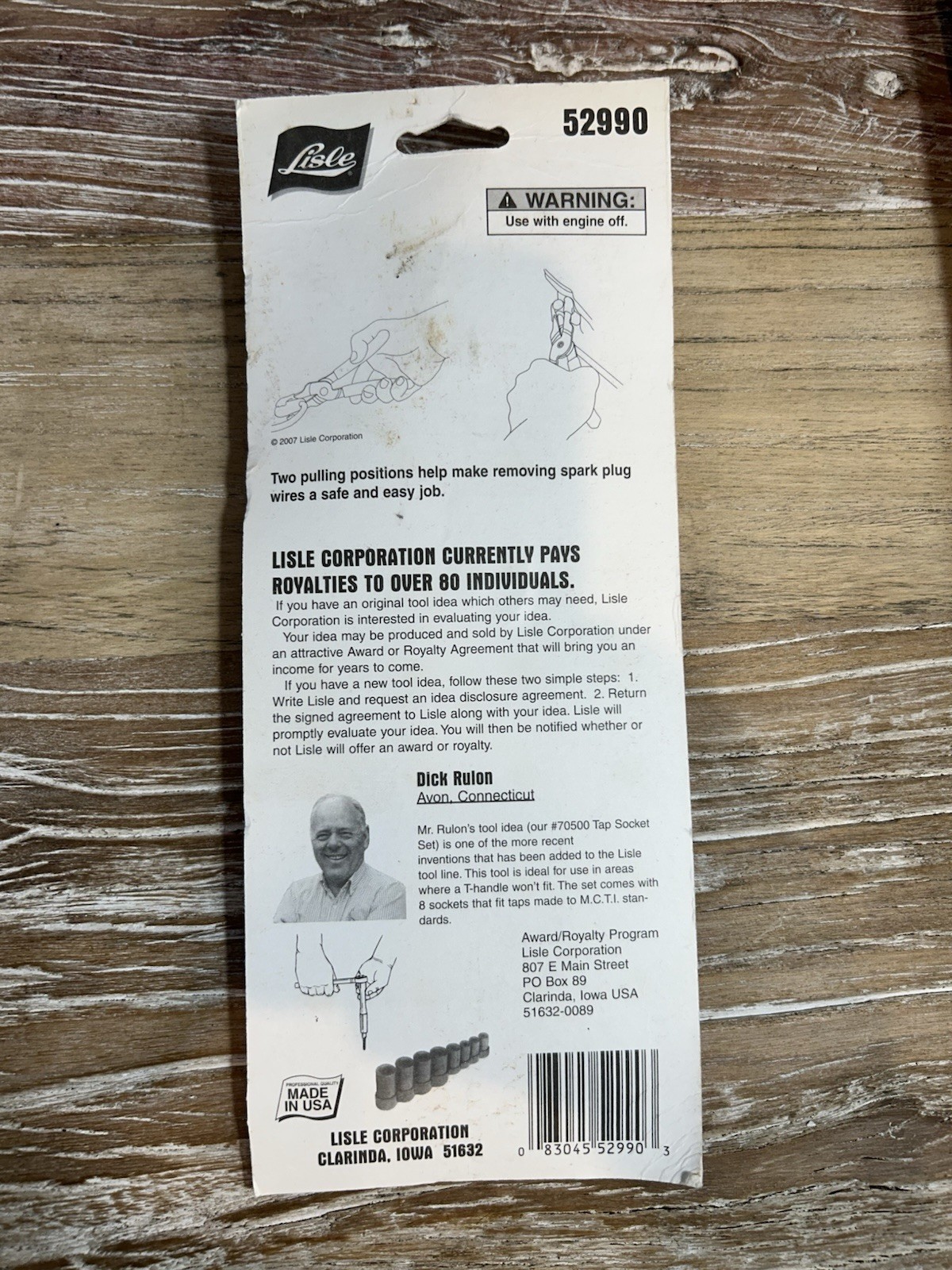 NEW Lisle Tools #52990 Spark Plug Pliers – Spark Plug Wire Puller – – free ship