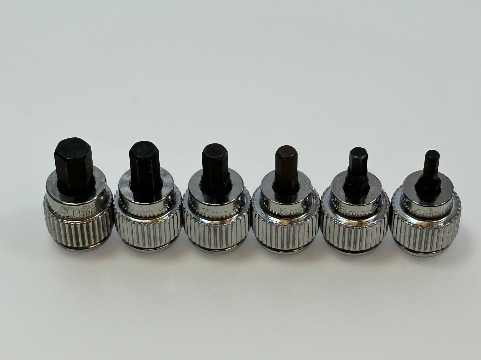 Armstrong Tools USA 6pc Metric 4mm-10mm Hex Bit ELIMINATOR Socket Set (New NOS)