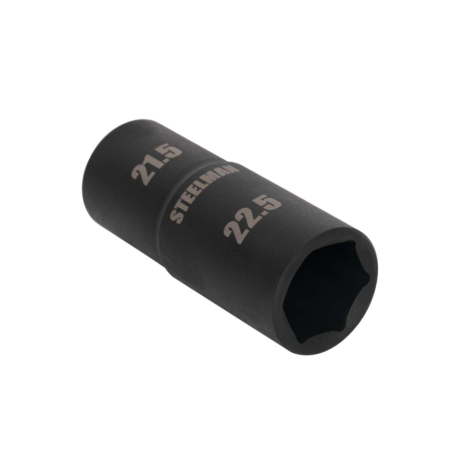 Steelman 1/2 in. Drive Thin Wall Impact Flip Socket, 21.5mmx22.5mm 60187