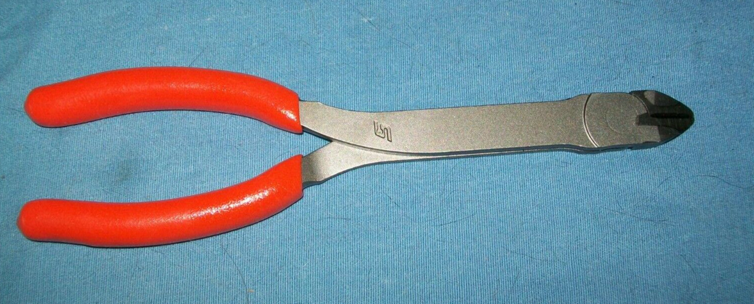 New Snap-on™ 808CFO 8″ Long Mini Diagonal Cutters Orange Vinyl Grip Unused