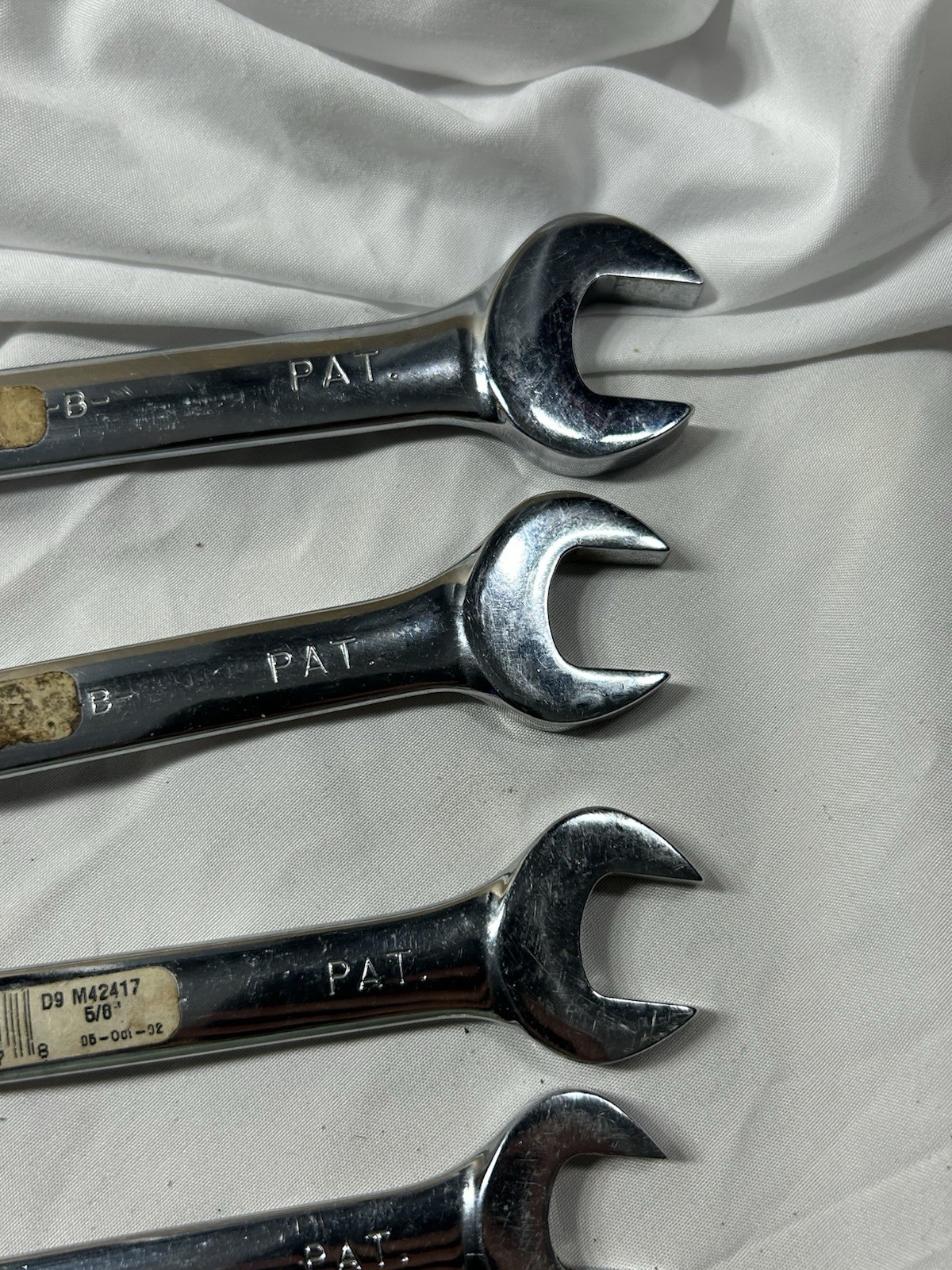Sears Craftsman 8pc SAE Reversible Ratcheting Wrench Set 42406 GK USA 5/16 -3/4”