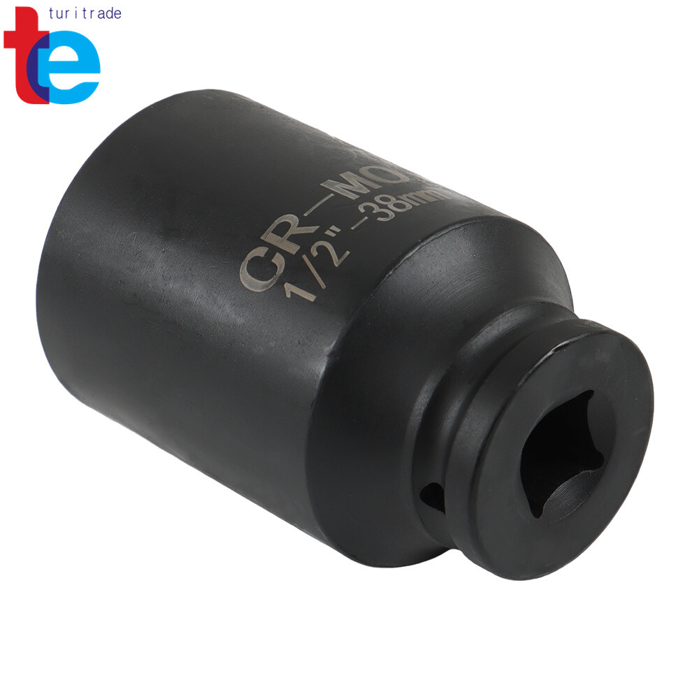 9Pcs Deep Impact Socket Set 1/2″ Drive Metric Axle Hub Nut Socket 29-38mm