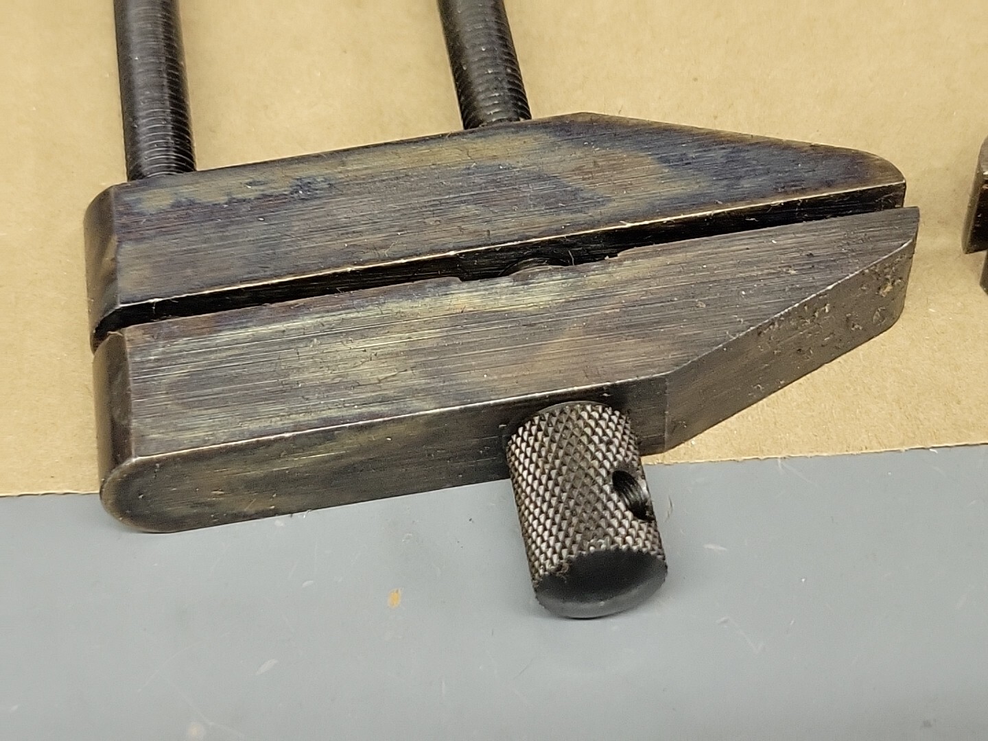 L.S. Starrett Pair 161C Toolmakers Parallel Clamps (2) Near Mint w/ Owners Mark