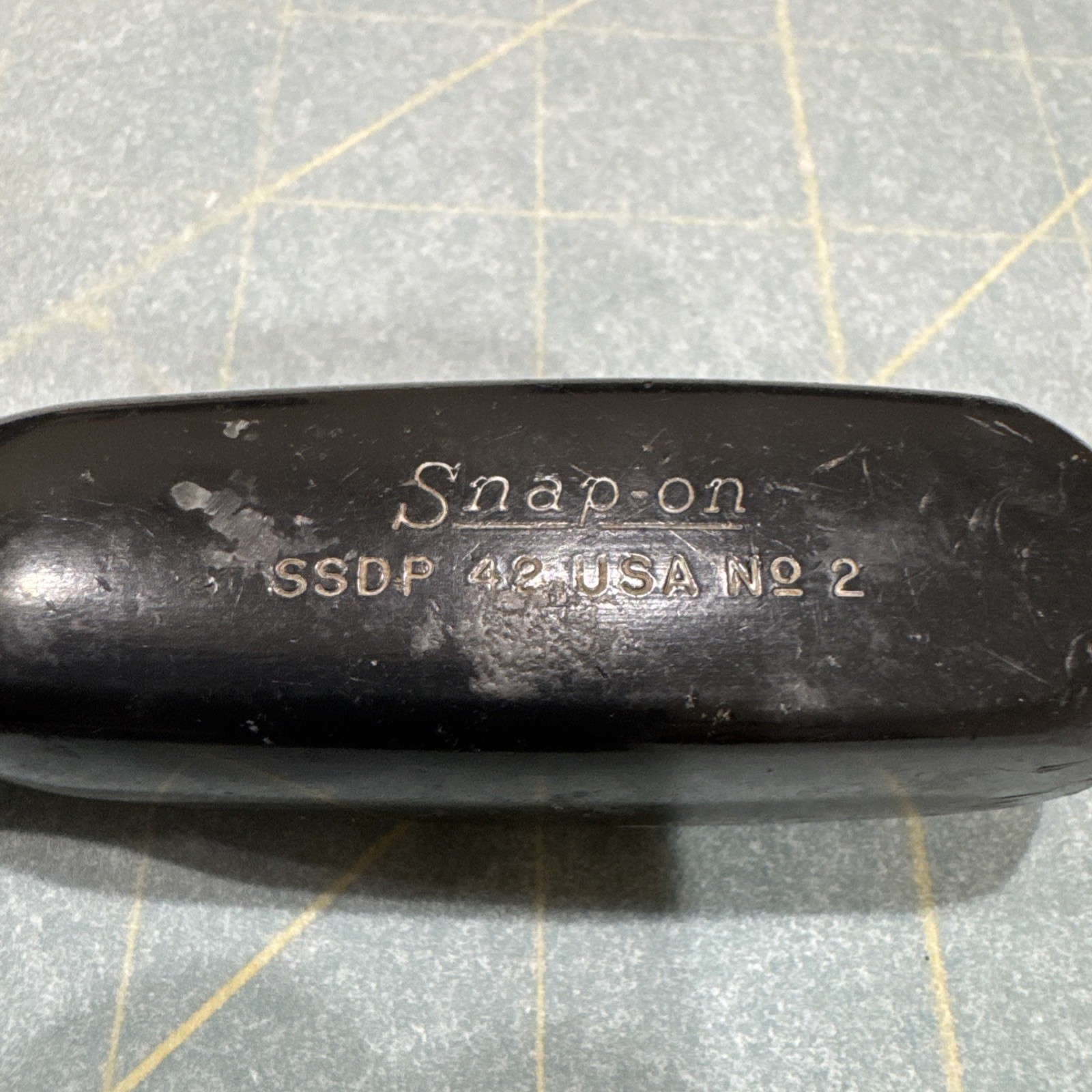 Vintage 6 Lot Snap On Phillips Flat Head Screwdriver Set SSDP SSD Black Handle